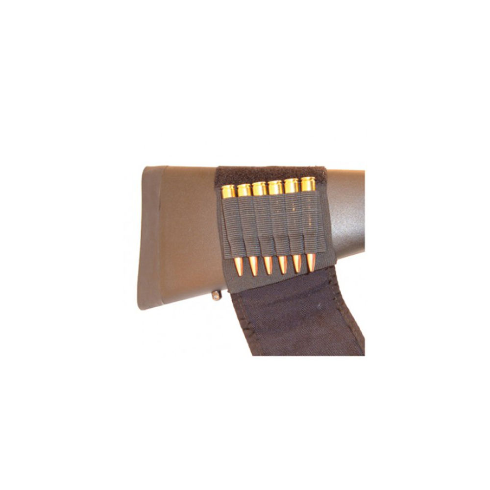 grovtec - Buttstock Cartridge Holder - AMMO BELT BUTTSTOCK SHELL HLD RIFLE FLAP for sale