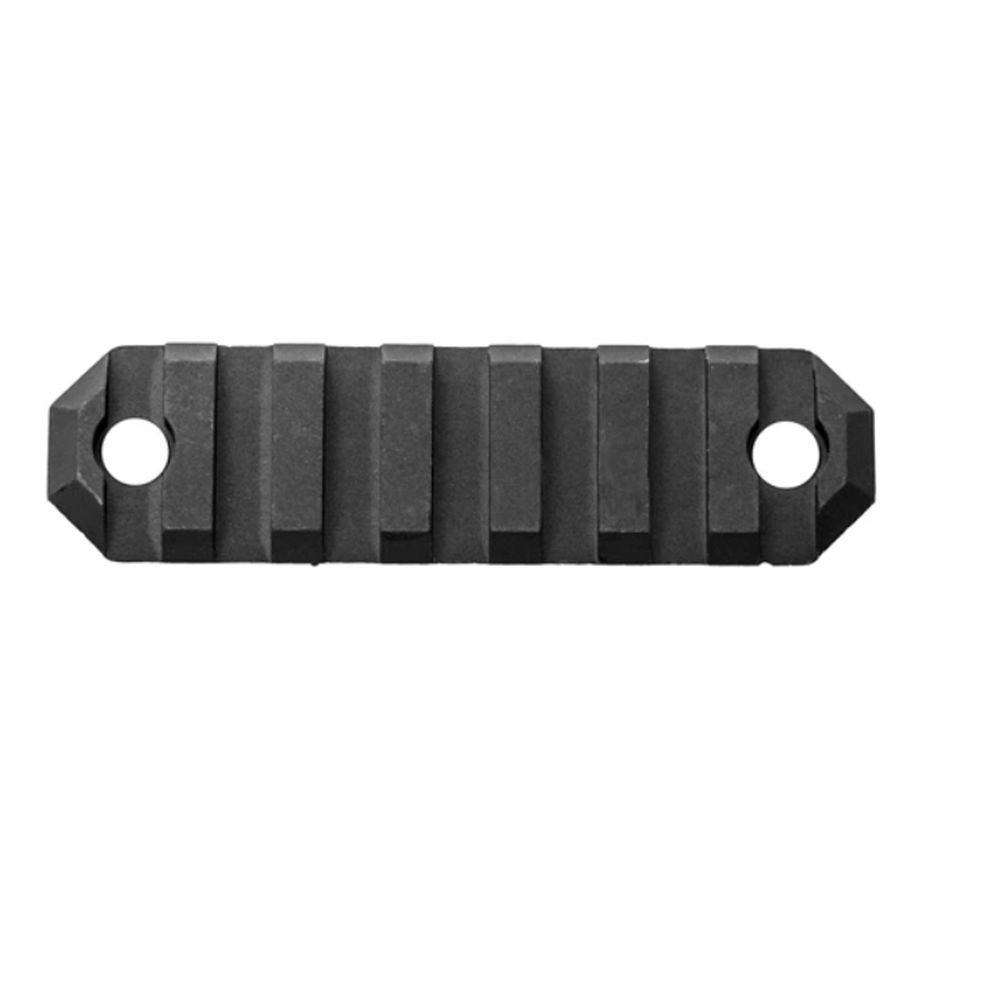 GROVTEC RAIL SECTION KEYMOD 3" 7 SLOT ALUMINUM BLACK - for sale