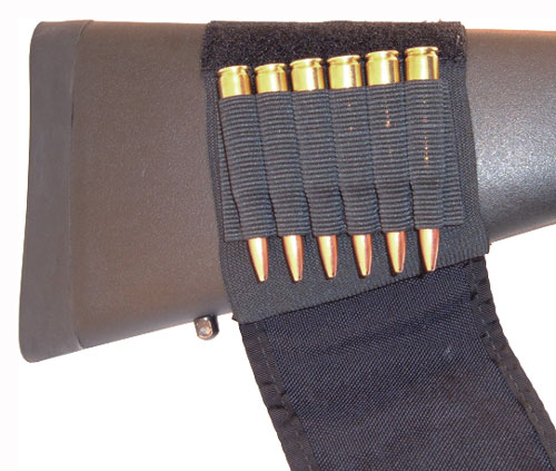 grovtec - Buttstock Cartridge Holder - AMMO BELT BUTTSTOCK SHELL HLD RIFLE FLAP for sale