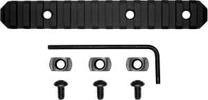 GROVTEC RAIL SECTION M-LOK 6" 15 SLOT ALUMINUM BLACK - for sale