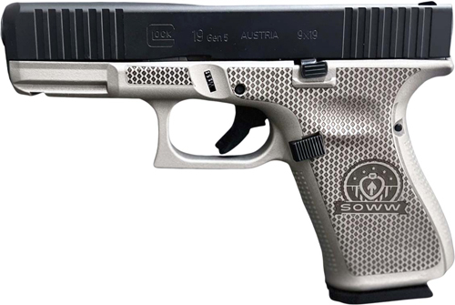 GLOCK 45 MOS SOWW 9MM 17-SHOT TITANIUM CERAKOTE FRAME TALO - for sale