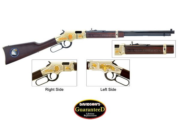 HENRY LAW ENFORCEMENT TRIBUTE 22S/L/LR 20" OCTAGON ENGRAVED - for sale
