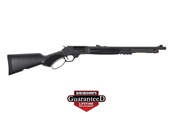 HENRY X MODEL LEVER 45/70 19.8" TB BLUED BLACK SYN. - for sale