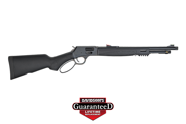 HENRY X MODEL LEVER 44MAG/SPL 17.4" TB BLUED BLACK SYN. - for sale