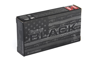 HORNADY BLACK 223 REM  62GR 20RD 10BX/CS FMJ - for sale