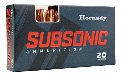 HORNADY SUBSONIC 30-30 WIN 175GR SUB-X 20RD 10BX/CS - for sale