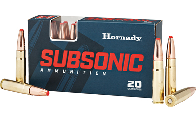 HORNADY SUBSONIC 300 AAC SUB-X 190GR 20RD 10BX/CS - for sale