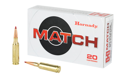 HORNADY MATCH 224 VALKYRIE 88GR ELD 20RD 10BX/CS - for sale