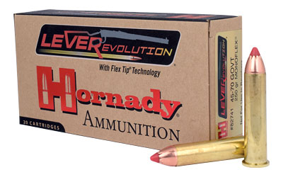 HORNADY LEVEREVOLUTION 45-70 GOV 250GR MONOFLEX 20RD 10BX/C - for sale