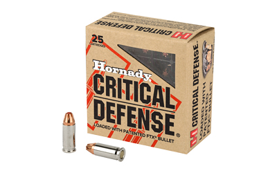 HORNADY CRITICAL DEFENSE 25ACP 35GR FTX 25RD 10BX/CS - for sale