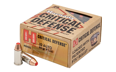 HORNADY CRITICAL DEFENSE 32ACP 90GR FTX 25RD 10BX/CS - for sale