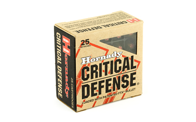 HORNADY CRITICAL DEFENSE 380 ACP 90GR FTX 25RD 10BX/CS - for sale