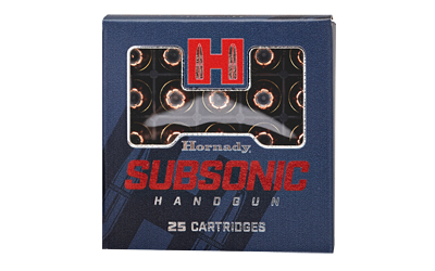 HORNADY SUBSONIC 9MM LUGER 147GR XTP 25RD 10BX/CS - for sale