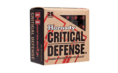 HORNADY CRITICAL DEFENSE 110GR 38 SPECIAL+P FTX 25RD 10BX/CS - for sale