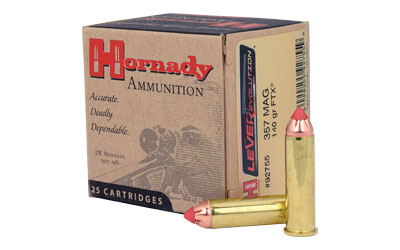 HORNADY LEVEREVOLUTION 357MAG 140GR FTX 25RD 10BX/CS - for sale