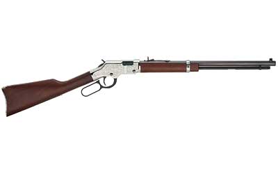 HENRY SILVER EAGLE .17HMR 20" OCTAGON WALNUT ENGRAVED - for sale