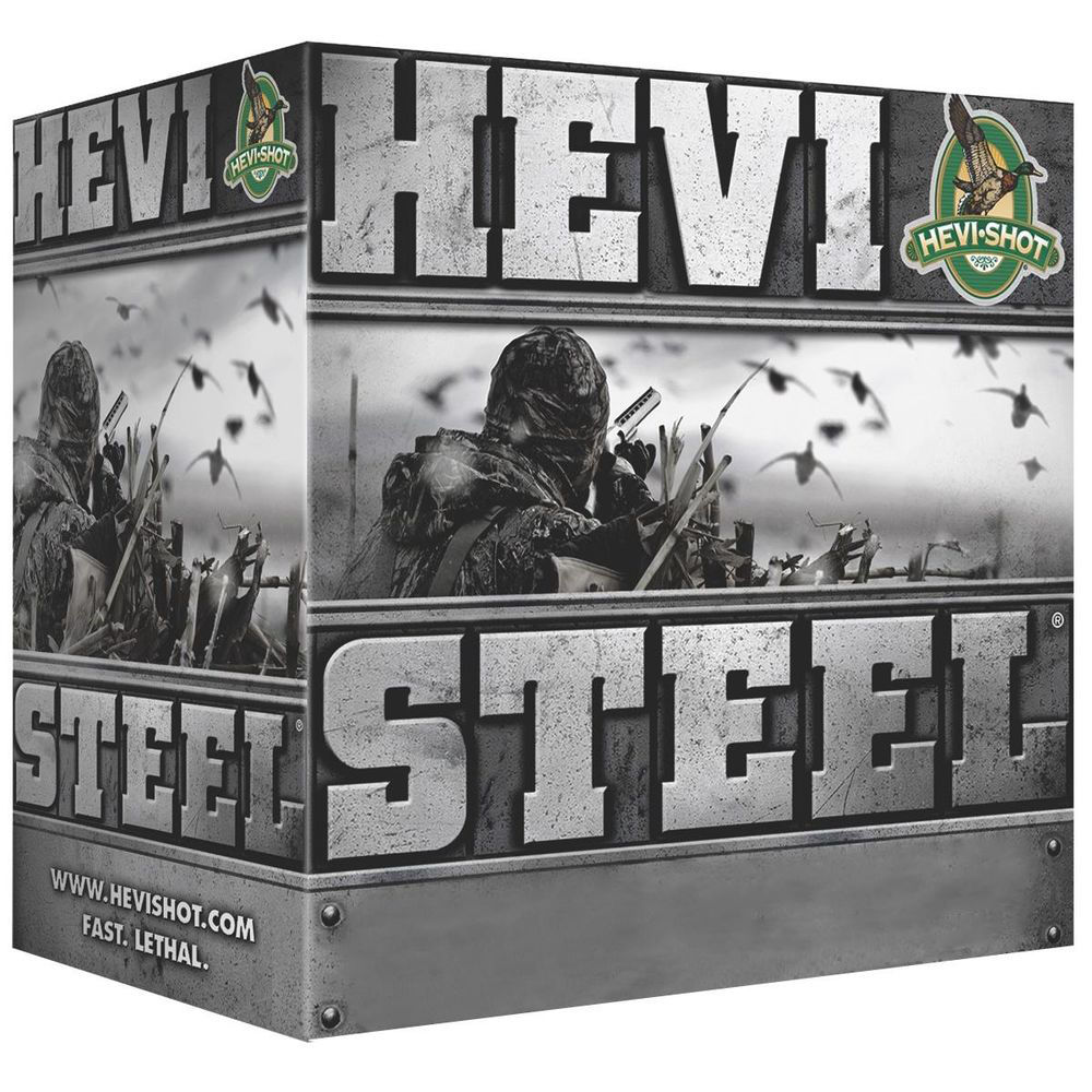 HEVI-SHOT HEAVY STEEL 12GA 3.5" 1-3/8OZ #BB 25RD 10BX/CS - for sale