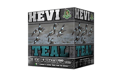 HEVI TEAL 12GA 2.75" #6 25/250 - for sale