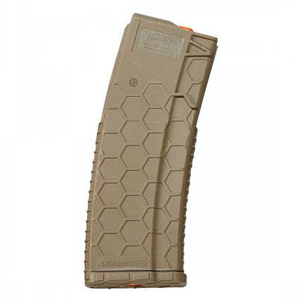 HEXMAG MAGAZINE AR-15 5.56X45 30RD FDE POLYMER SERIES 2 - for sale