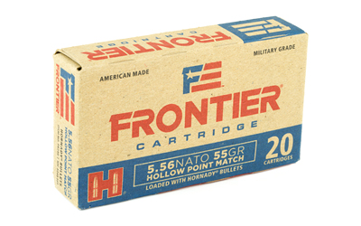 FRONTIER 556NATO 55GR HP MTCH 20/500 - for sale