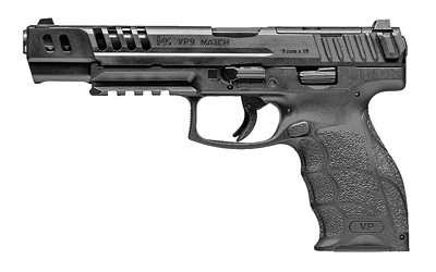 HK VP9 MATCH PUSH BUTTON O-RDY 9MM 5.51" BBL FS 4-10RD BLK - for sale