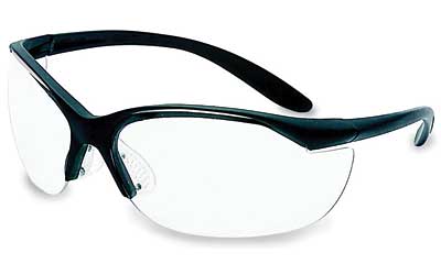 howard leight - Uvex - VAPOR II BLK FRAME/CLEAR LENS GLASSES for sale