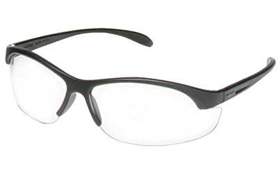 howard leight - HL200 - HL200 YOUTH GLASS - BLK/CLR ANTI-FOG for sale