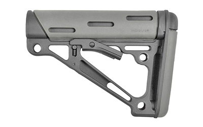 HOGUE AR-15 COLLAPSIBLE STOCK OVERMOLDED GREY MIL-SPEC - for sale