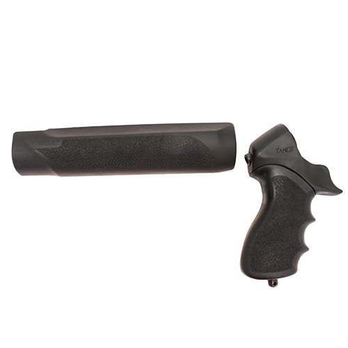 HOGUE PISTOL GRIP W/FOREND MOSSBERG 500 12GA. BLACK - for sale