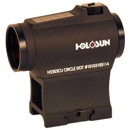 HOLOSUN 503 ENCLOSED RED MULTI RETICLE SHK AWK ALUMINUM RIFLE - for sale