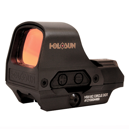 HOLOSUN 510 OPEN REFLEX RED MLTI RETICLE SOLAR SHK AWK RFL - for sale