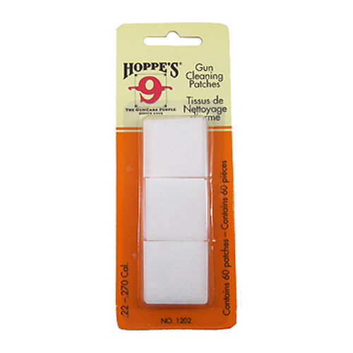 hoppe's - Gun Cleaning Patches - GUN CLNG PTCH NO 2 22 TO 270 CAL 60PK for sale