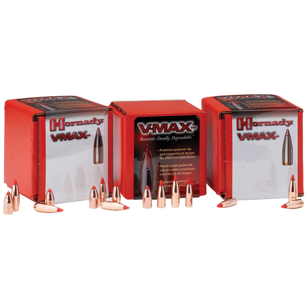 Hornady - V-Max - 22 Caliber - BULLET 22 CAL 224 50GR V-MAX 100/BX for sale