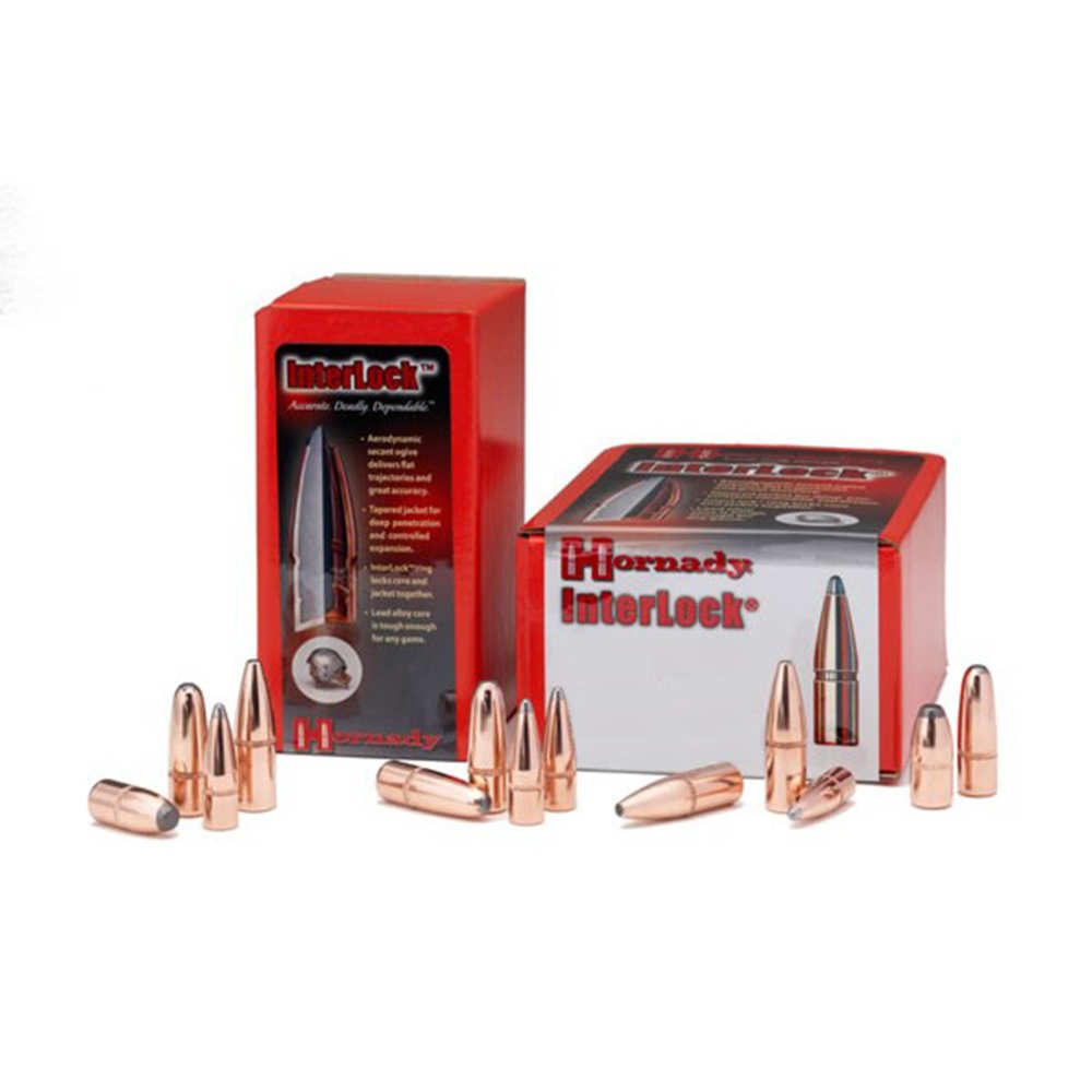 Hornady - InterLock - 7 MM - BULLET 7MM 284 154 GR SP 100/BX for sale