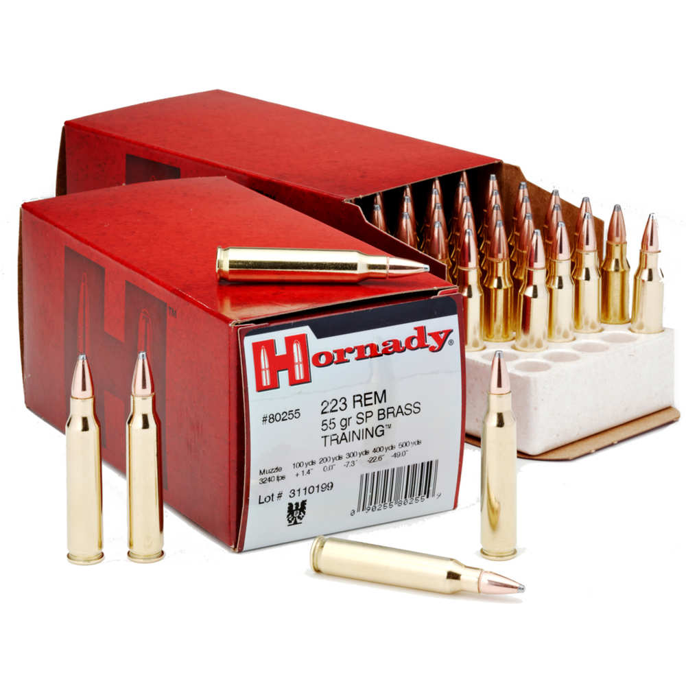 HORNADY 223 REM 55GR SOFT POINT 50RD 10BX/CS - for sale