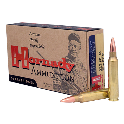 HRNDY 223REM 75GR BTHP MTCH 20/200 - for sale