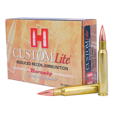 HORNADY CUSTOM LITE 30-06 125GR SST 20RD 10BX/CS - for sale