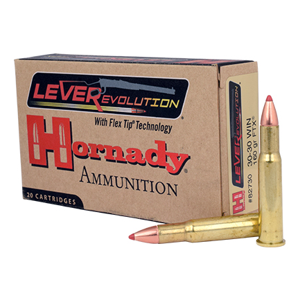 HORNADY LEVEREVOLUTION 30-30 WIN 160GR FTX 20RD 10BX/CS - for sale