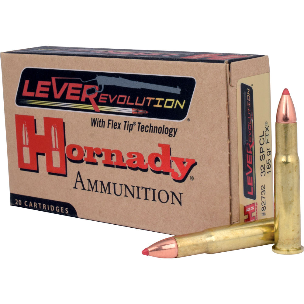 HORNADY LEVEREVOLUTION 32WIN SPECIAL 165GR FTX 20RD 10BX/CS - for sale