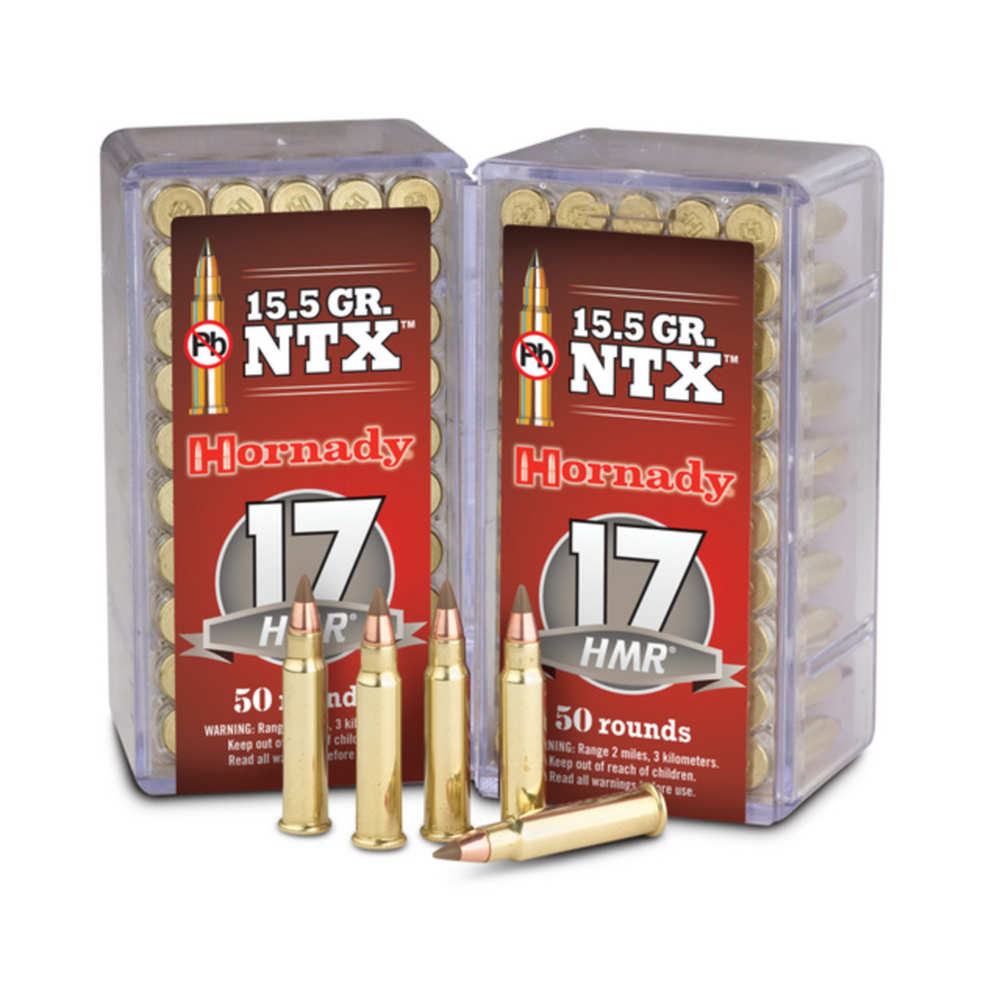 HORNADY 17HMR 15.5GR NTX 2525FPS 50RD 40BX/CS - for sale