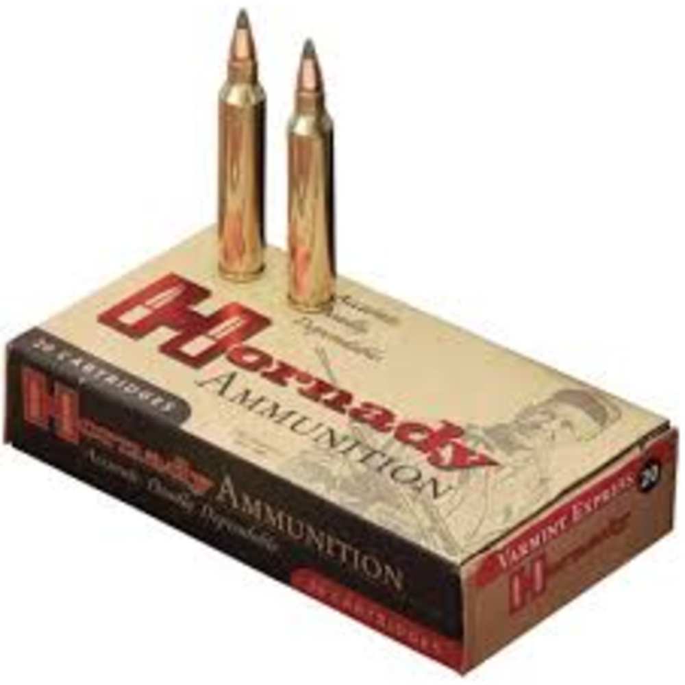 HORNADY VARMINT 22-250 REM 55GR V-MAX 20RD 10BX/CS - for sale