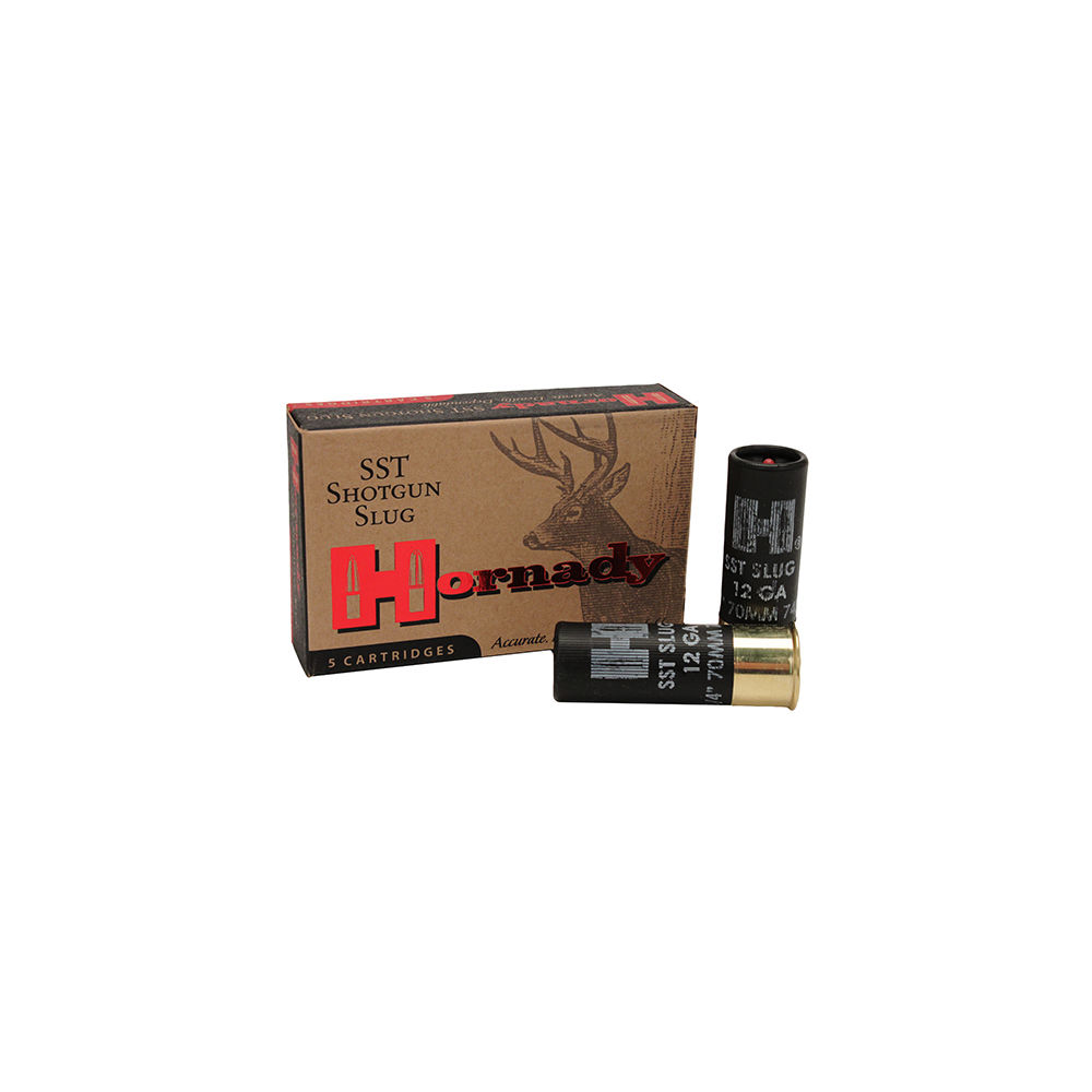 HORNADY 12GA SABOTED SLUG 2000FPS 300GR SST 5RD 20BX/CS - for sale