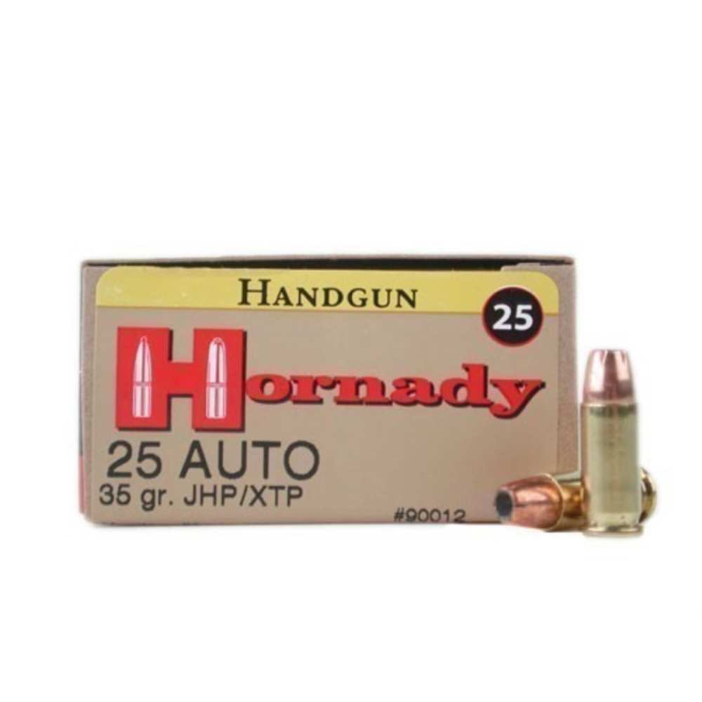 Hornady - Custom - .25 ACP - AMMO 25 AUTO 35GR XTP 25/BX for sale