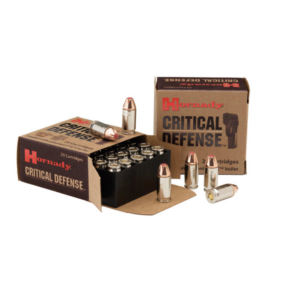 HORNADY CRITICAL DEFENSE 380 ACP 90GR FTX 25RD 10BX/CS - for sale