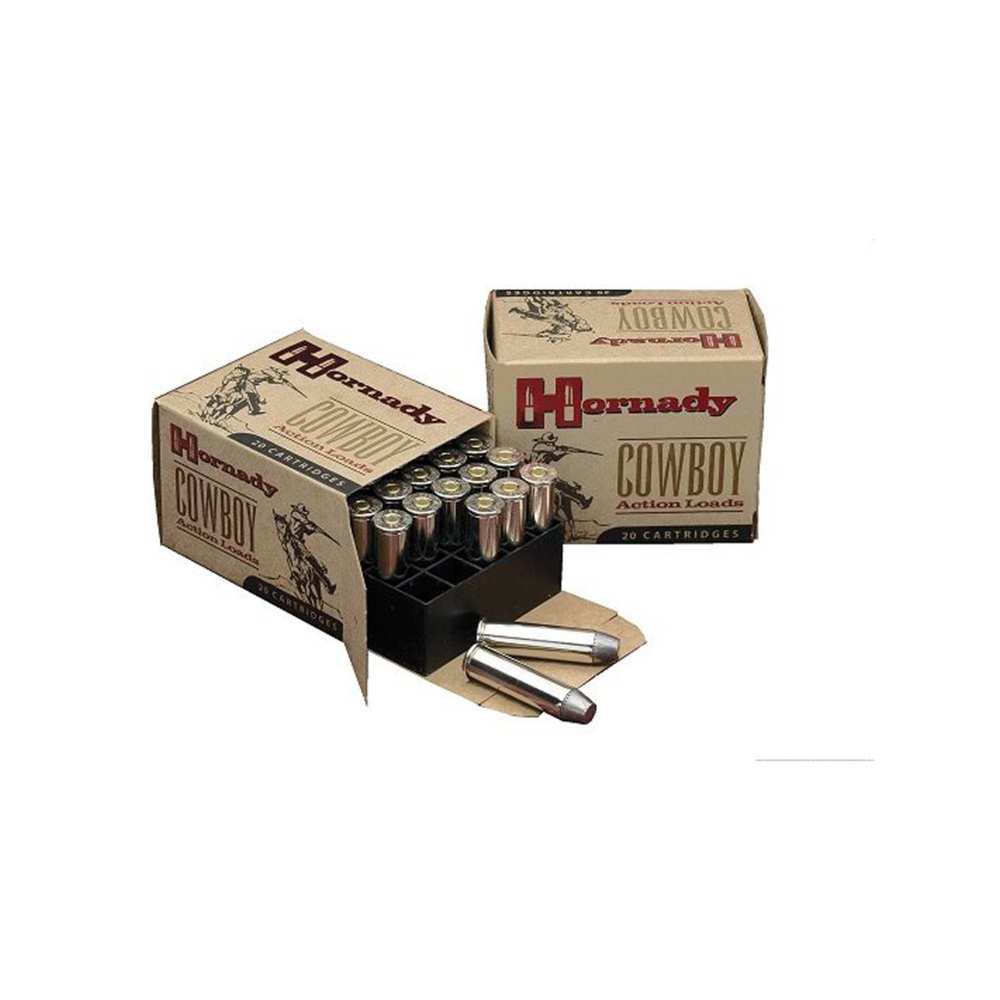 HORNADY COWBOY 45 LC 255GR LEAD-FP 20RD 10BX/CS - for sale