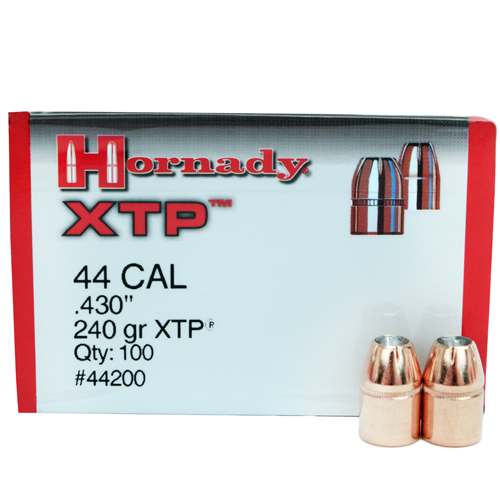 Hornady - XTP - 44 Caliber - BULLET 44 CAL 430 240 GR HP/XTP 100/BX for sale