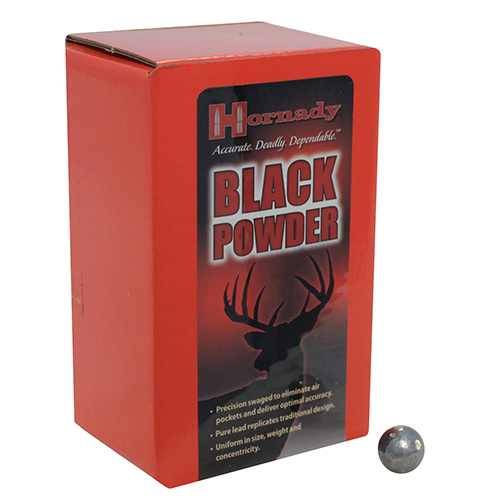 Hornady - Lead Balls - 50 Cal - LEAD BALLS 50 CAL .490 100/BOX for sale