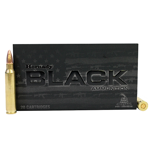 HORNADY BLACK 223 REM  62GR 20RD 10BX/CS FMJ - for sale