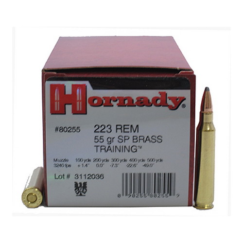 HORNADY 223 REM 55GR SOFT POINT 50RD 10BX/CS - for sale