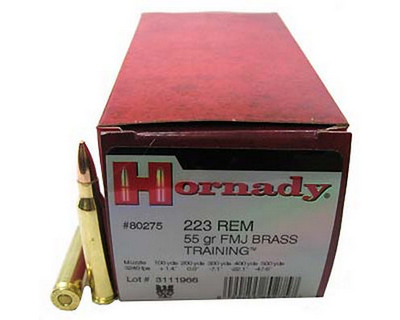 HORNADY 223 REM 55GR FMJ 50RD 10BX/CS - for sale